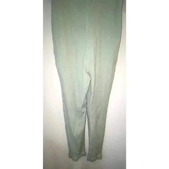 Womens Asos Sage Green Linen Jumpsuit - Picture 7 of 7